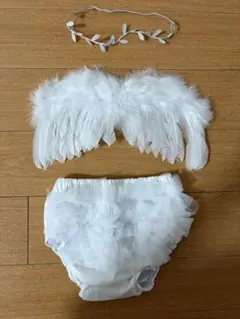 ハーフバースデー　天使　コスチューム　3点セット