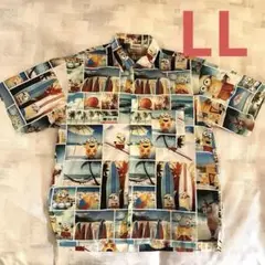 ミニオンズ アロハシャツ LLサイズ
