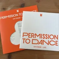 PERMISSION TO DANCE ON STAGE - LIVE