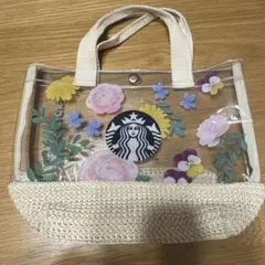 スターバックス　透明バック