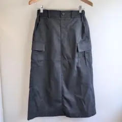 GU ジーユー カーゴスカート ブラック Sサイズ