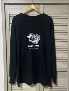 FACETASM ファセッタズム ロンT 長袖 黒