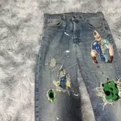 Levis 512 リメイク　キン肉マン　34×34