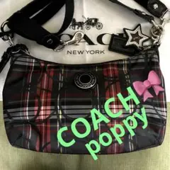 チェック COACH コーチ ショルダーバッグ ポシェット バッグ ハンドバッグ