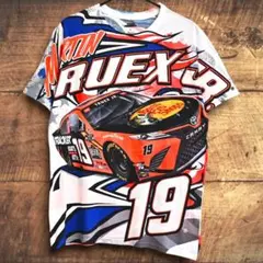NASCAR　ナスカー　レーシング Tシャツ　ホワイト系　カムリ　ビッグプリント