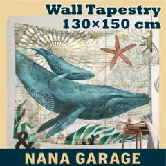 ★タペストリ_12★クジラ タペストリー[20250827]壁面ディスプレイ
