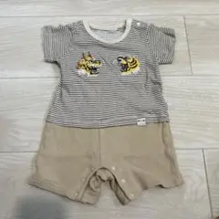 BOWA by BEAMS DESIGN ♡ 半袖ロンパース 70 龍 虎