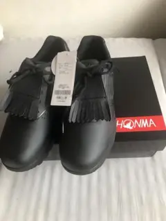 新品タグ付きHONMA ブラック ゴルフシューズ 26.5cm