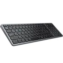 iClever ワイヤレス静音キーボード JIS配列 Bluetooth 2.4