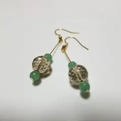 ピアス イヤリング 天然石 パワーストーン 樹脂ピアス