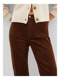 GAP ギャップ　ブラウン　70S フレアハイライズ　フレアパンツ　23