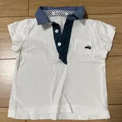 familiar ポロシャツ 90cm ホワイト