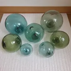 ガラス浮き玉 ガラス玉 素玉７