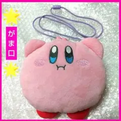 星のカービィ ぬいぐるみ ネックポーチ がま口 バッグ ホバリング