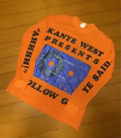 カニエウエスト(Kanye West) ×CPFM フロッキープリントロンT