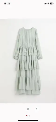 新品未使用 H&M シフォンマキシワンピース