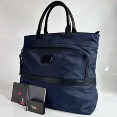 未使用級 TUMI ソフネット 別注 コンパニオン トートバッグ ネイビー