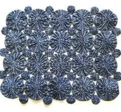 ヨーヨーキルト　ハンドメイド　拡大　マット