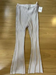 GRL プリーツストレートパンツ Fサイズ