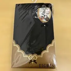 チュチュアンナ80デニール 黒タイツ M-Lサイズ