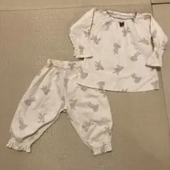 西松屋　うさぎ　薄手　パジャマ