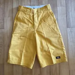 Dickies イエロー ハーフパンツ
