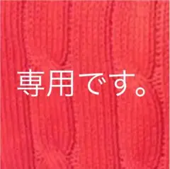 激レア秋カラー♡ラルフローレン ワンポイント刺繍半袖ニット サンセットレッド