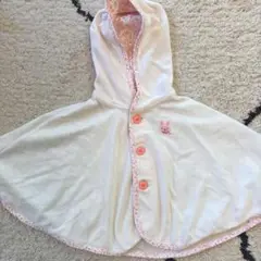 美品⭐︎MIKIHOUSE　ミキハウス　タオル地　UVカットポンチョ（70－90）
