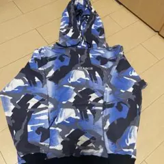 xlarge カモフラージュ柄パーカー