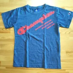 チャンピオン Tシャツ 150 半袖 グレー ブルーグレー Champion