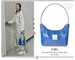 emis ENAMEL HOBO BAG エナメルホーボーバッグ