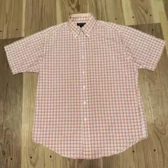 Brooks Brothers ブルックスブラザーズ 半袖チェックシャツ M