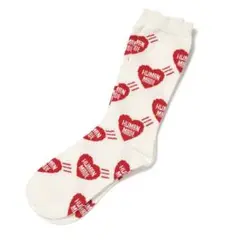 human made HEART PATTERN SOCKS