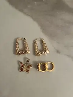 Ａ.I +CRANEJWR ピアス　ネックレストップセット
