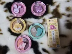 たべっ子どうぶつ　コスメ　6点セット　アイシャドウ　リップ