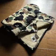 希少 アベイシシングエイプ カモ 迷彩 バスタオル