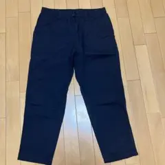 GU ネイビー ストレートパンツ