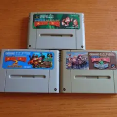 商品説明必読】スーパーファミコン　ドンキーコングセット　動作未確認　ジャンク