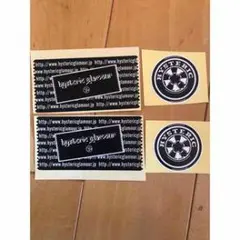HYSTERIC GLAMOUR ロゴステッカー 4枚セット