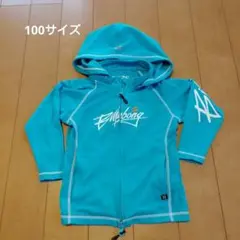 BILLABONG フード付きラッシュガード 青 100サイズ