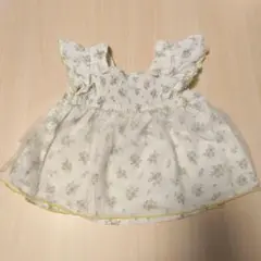 アプレレクール　花柄フリルトップス 80