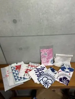 中古　手ぬぐい　9枚セット　まとめ