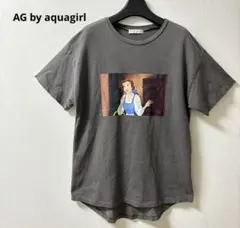 AG by aquagirlディズニーコラボ プリント Tシャツ 美女と野獣 M