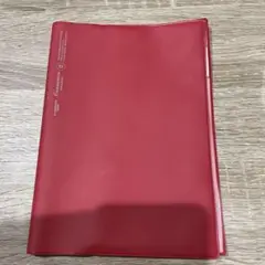 ノートカバー　赤 A5サイズ