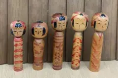 小さいこけし 5体セット