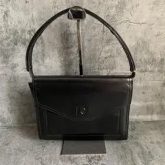 【ピエールカルダン】ハンドバッグ 肩掛けバッグ ブラック