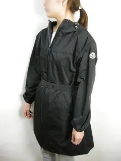 サイズ2(女性L-XL)■新品■モンクレールMILLIAUベルト付ナイロンコート