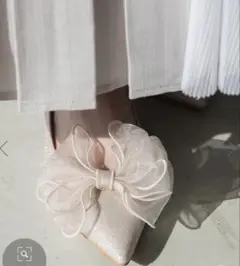 RANDA 2wayフラットラメパンプス　ピンク