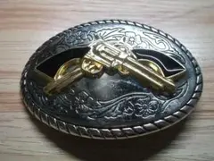 新品 2丁拳銃 ベルトバックル