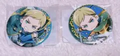 新品 進撃の巨人 まるくじ エルヴィン 缶バッジ ちびキャラ 2点セット